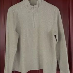 LL Bean Women’s Fleece 1/4 Zip Pullover Size Large